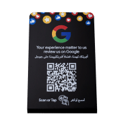 ZStand Google Review | NFC & QR Code | Black Matte PVC